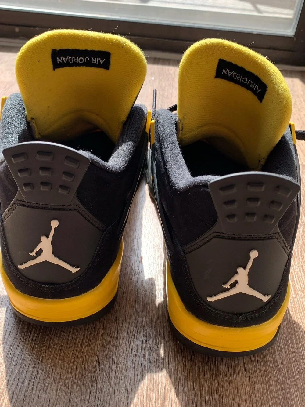‘Thunder’ Jordan 4’s